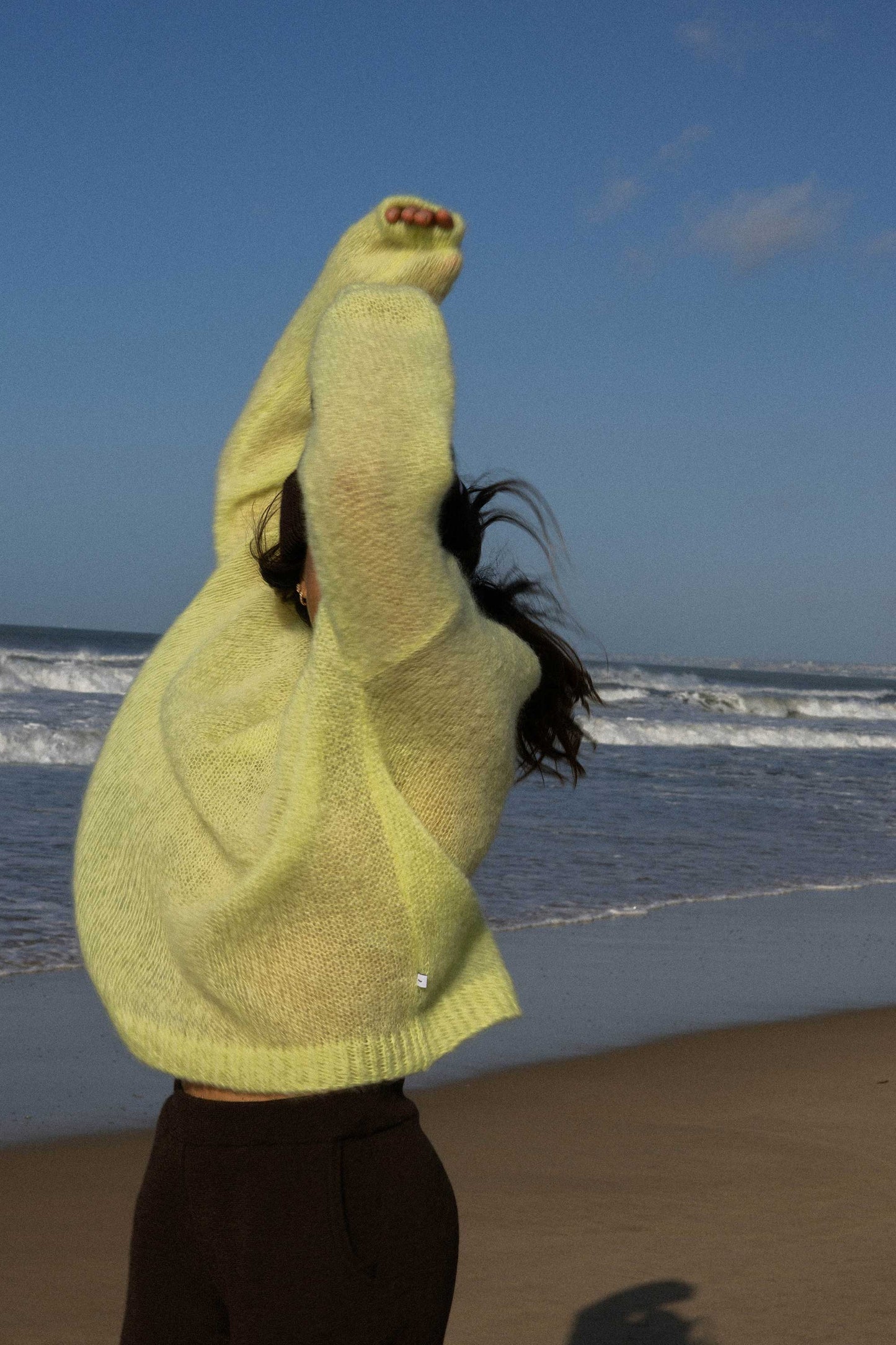 Melody Mohair Pullover Zitrone