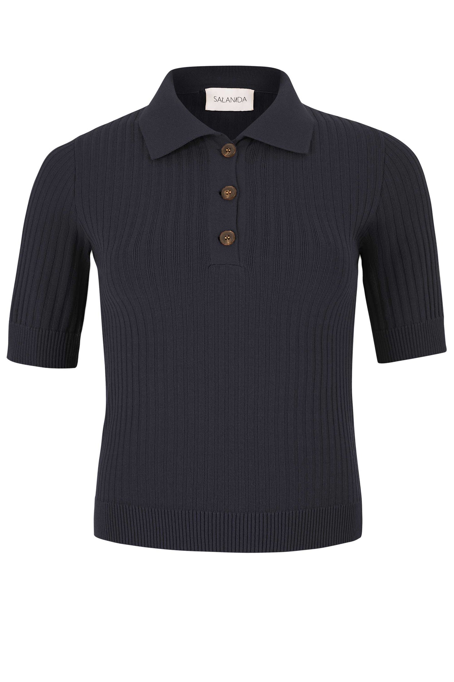 Madonna Poloshirt Schwarz