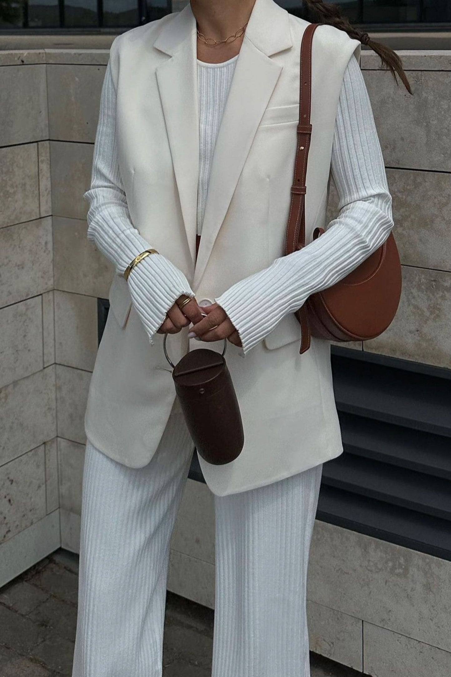 Brera Crop Top Weiß