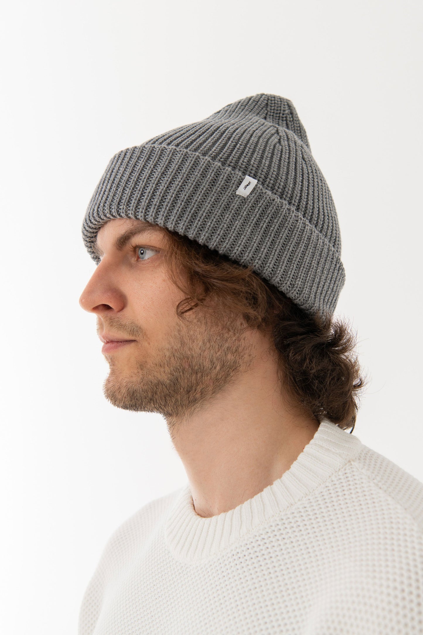 Rotondo 100% Merino Hat Light Grey