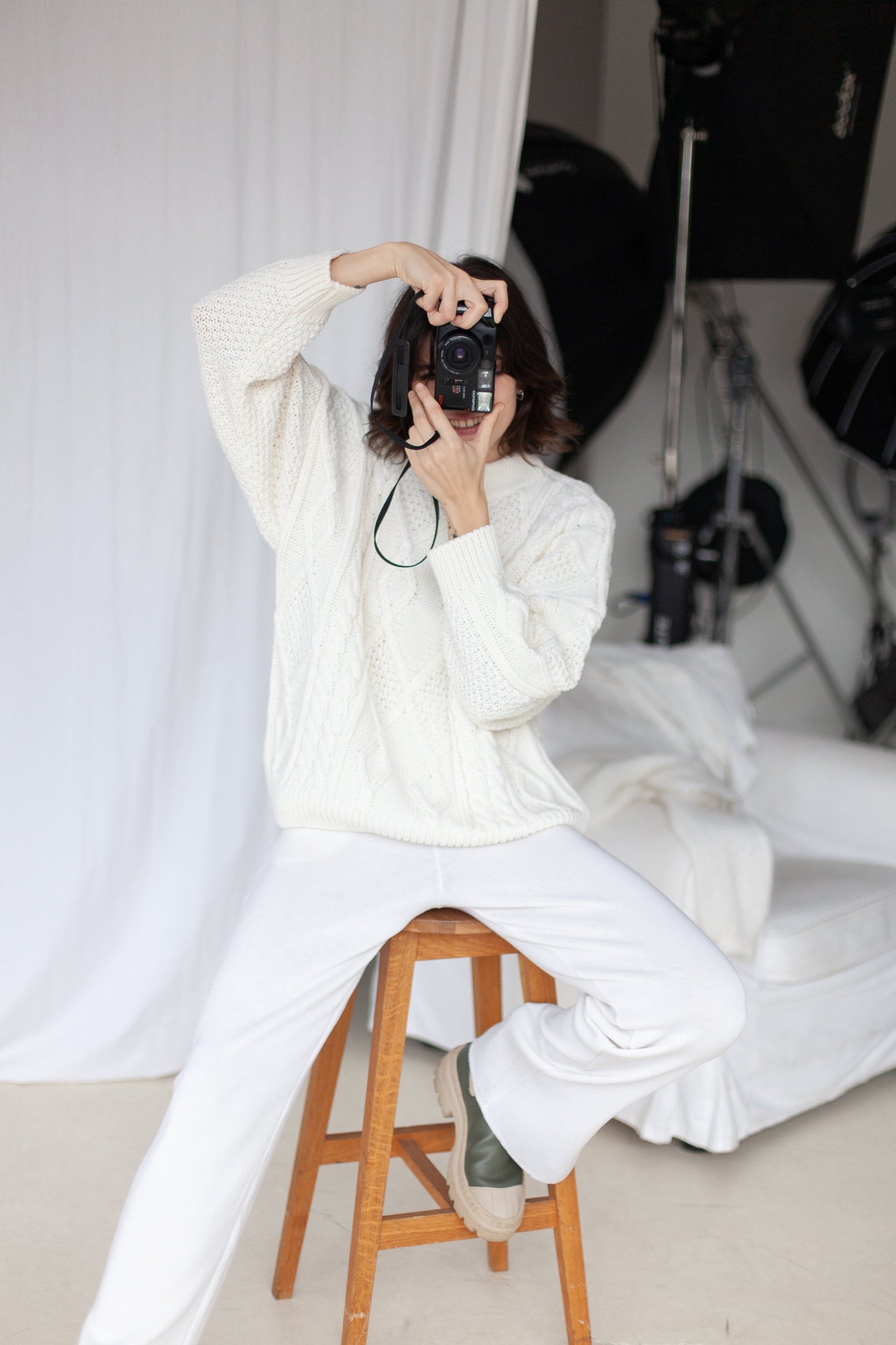 Ora 100% Merino Pants White