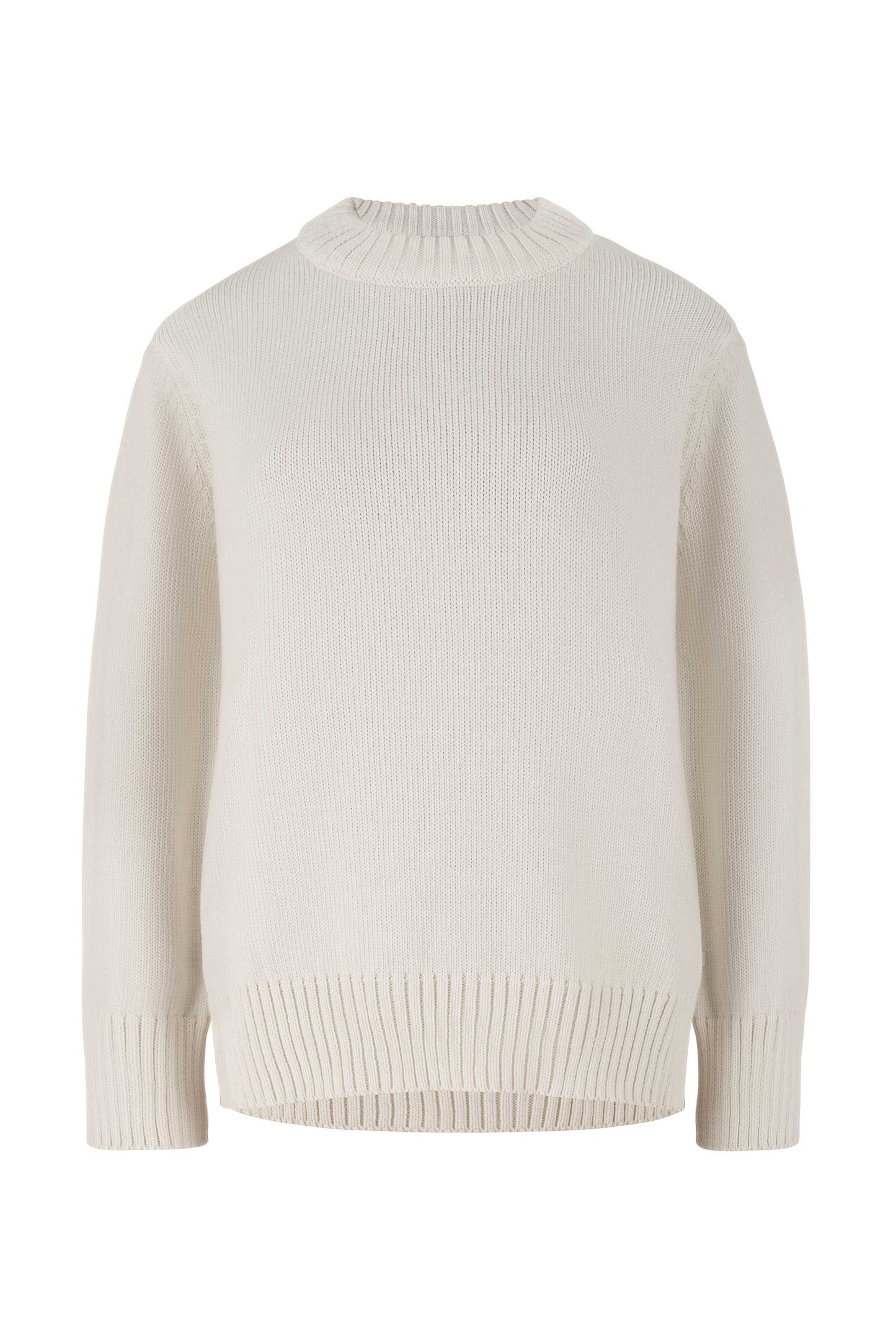 Marina 100% Merino Pullover Weiß