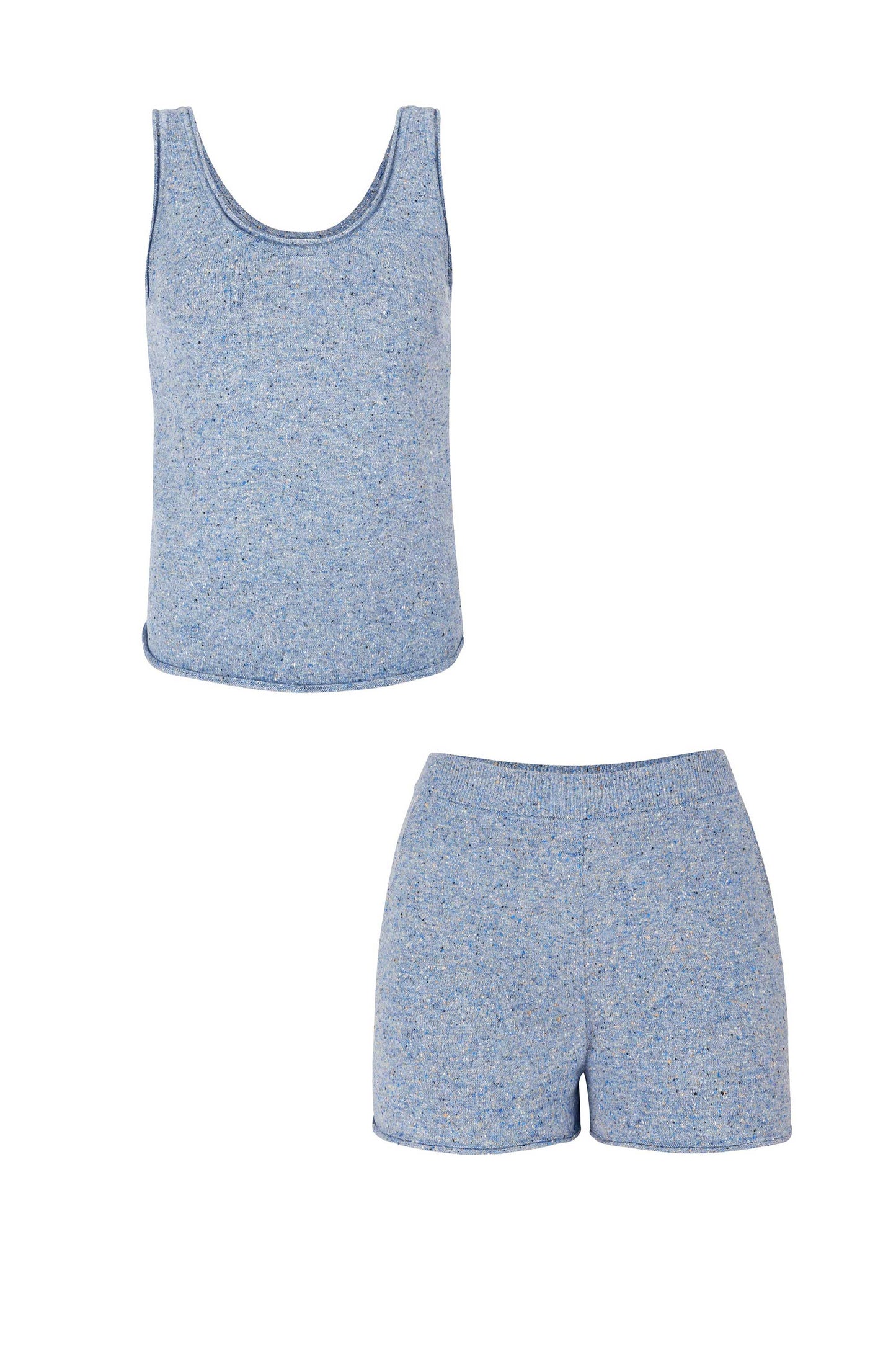 Set aus Tanktop und Shorts Sabbia Hellblau