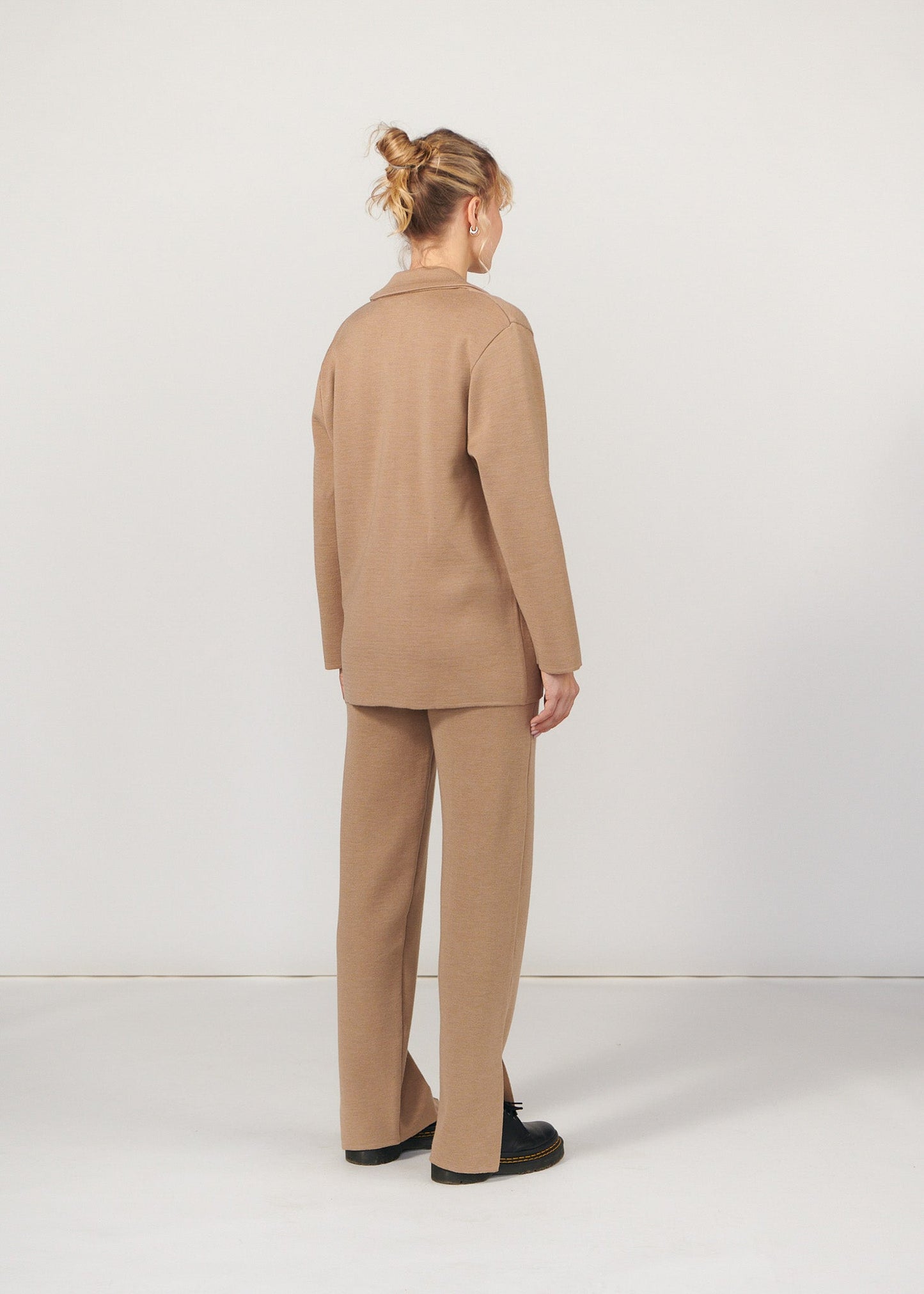 Ora, Forza & Galante 100% Merino Co-ord in Beige