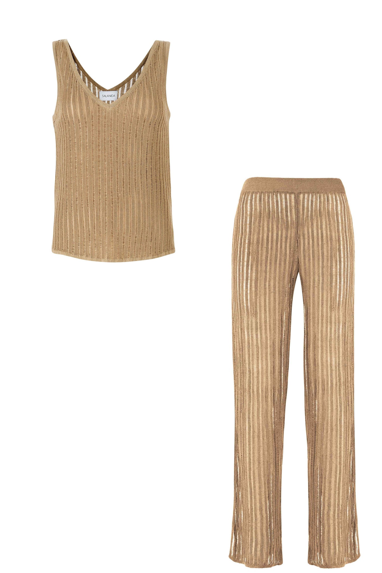 Sole and Caldo 100% Linen Co-ord Sand