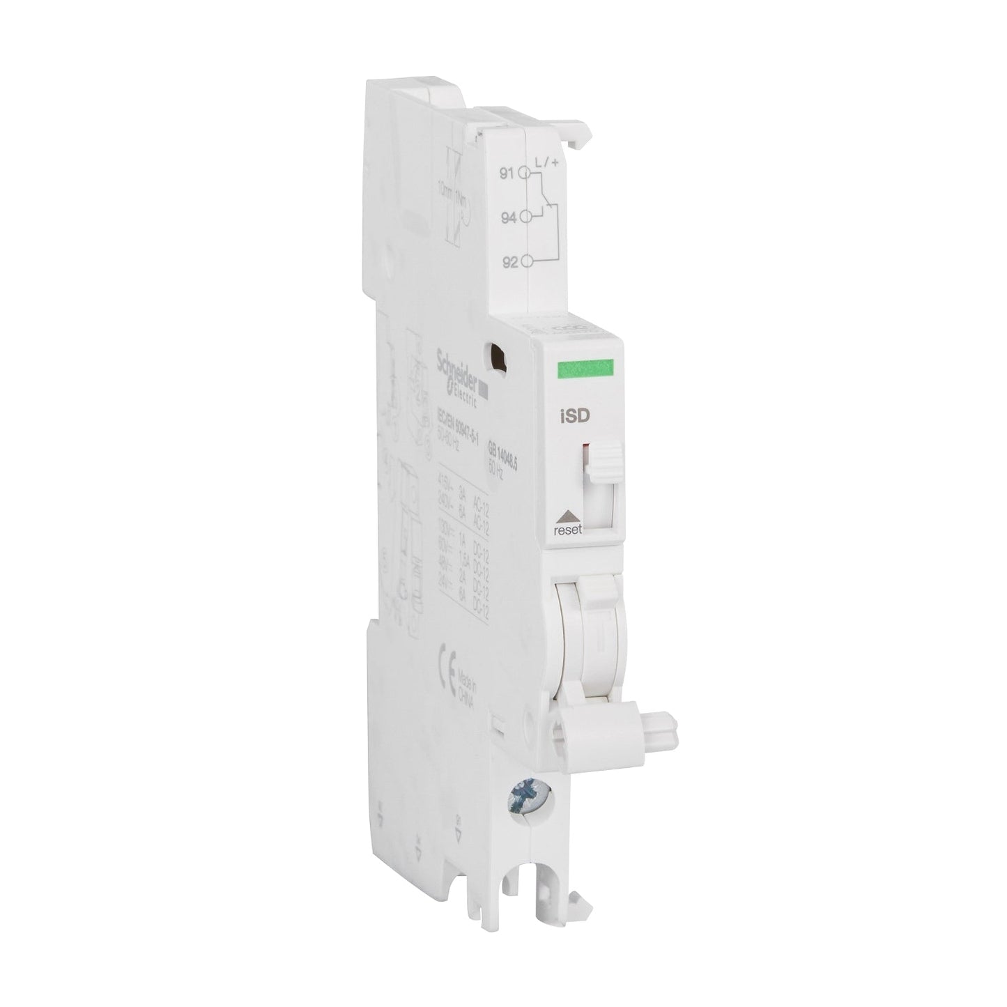 A9A26927 Schneider Electric Auxiliary contact, Acti9, iSD, 1OC, AC/DC