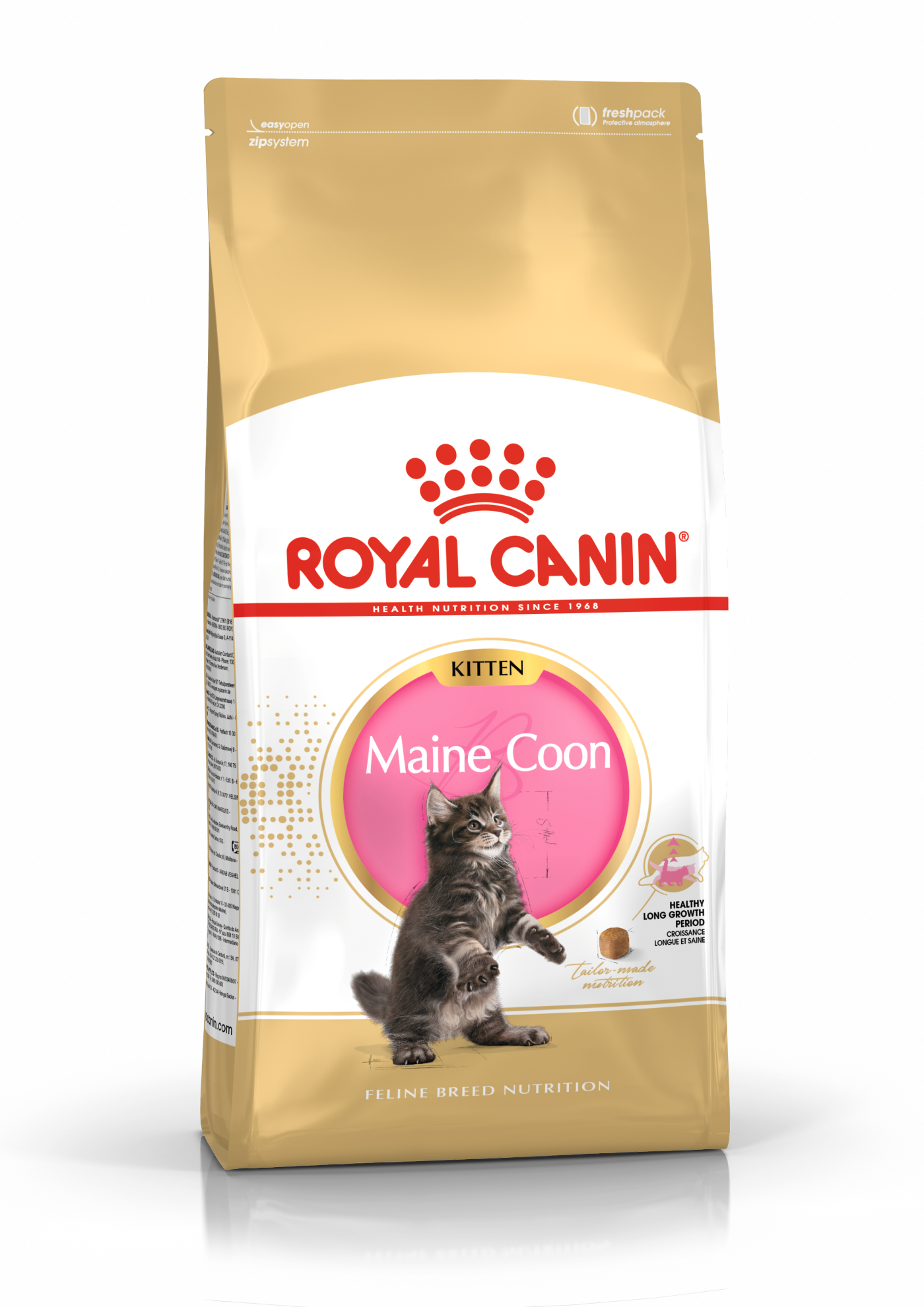 Royal Canin Feline Breed Nutrition Maine Coon Kitten 10kg - Professional packaging for Maine Coon kittens up to 15 months