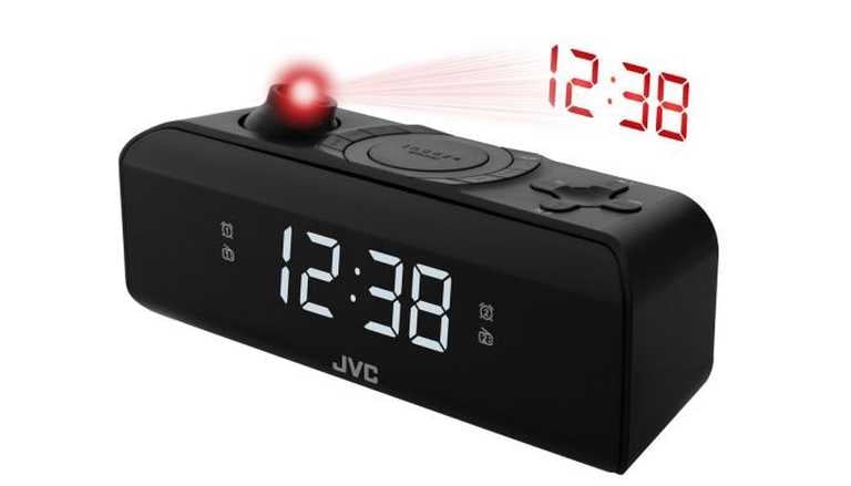 JVC Radijo Žadintuvas RAE211B - Juodas Kompaktiškas FM Žadintuvas