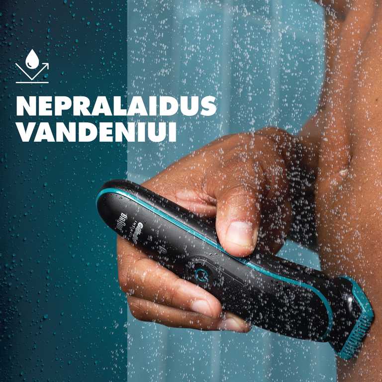 Gillette Body & Intimate i5 Kūno Plaukų Kirpiklis Vyrams - Belaidis Elektrinis Trimeris
