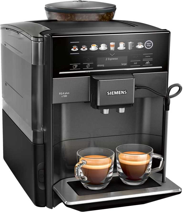 Siemens EQ.6 Plus S100 TE651319RW Automatic Coffee Machine - Ceramic Grinder