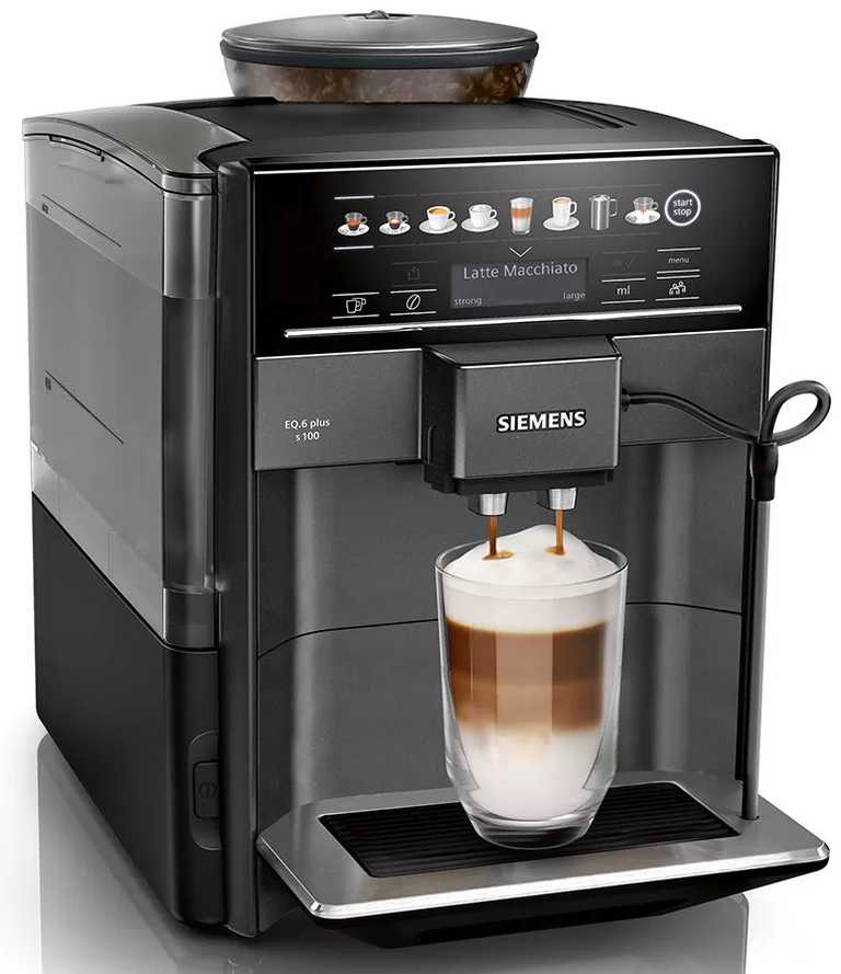 Siemens EQ.6 Plus S100 TE651319RW Automatic Coffee Machine - Ceramic Grinder