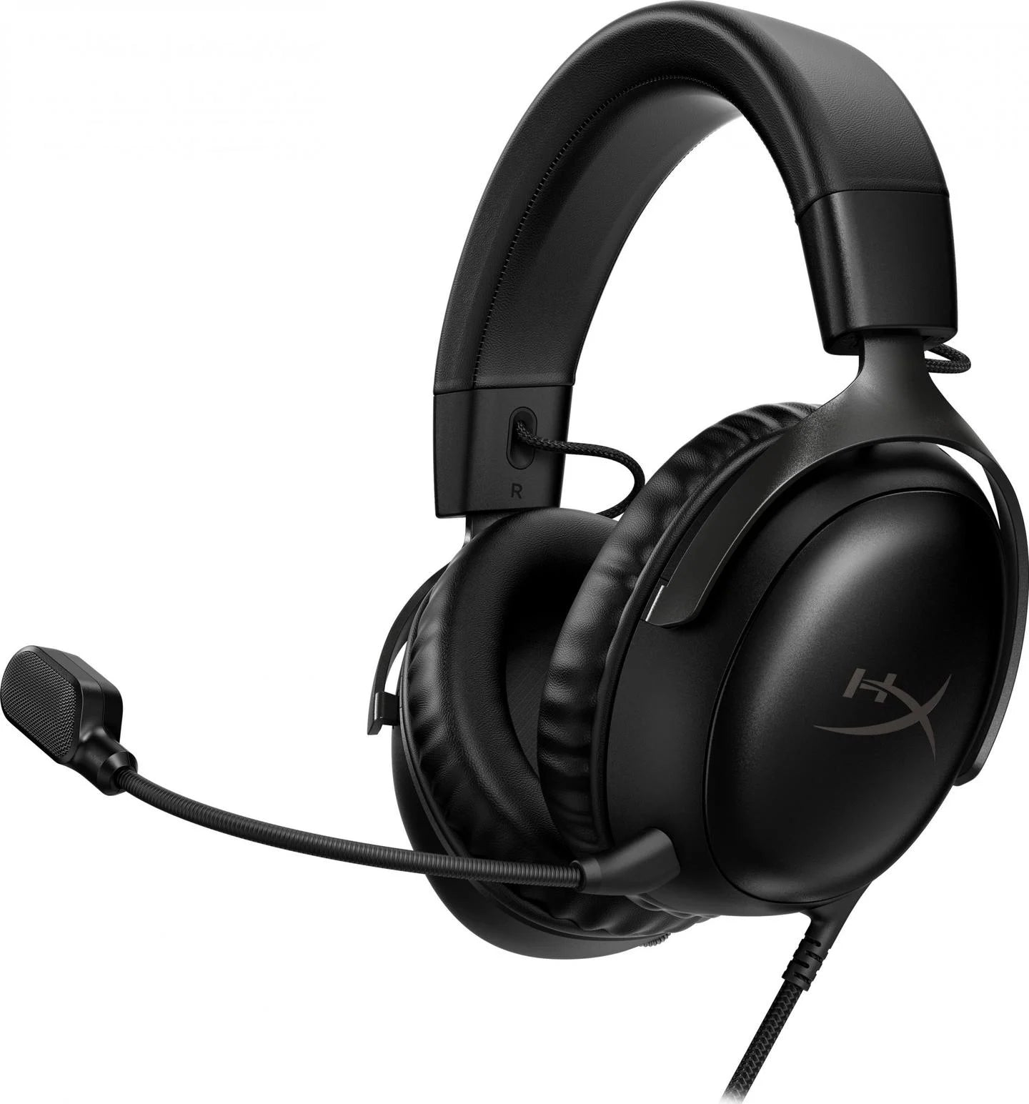 Laidinės žaidimų ausinės HyperX Cloud III Black, juodos