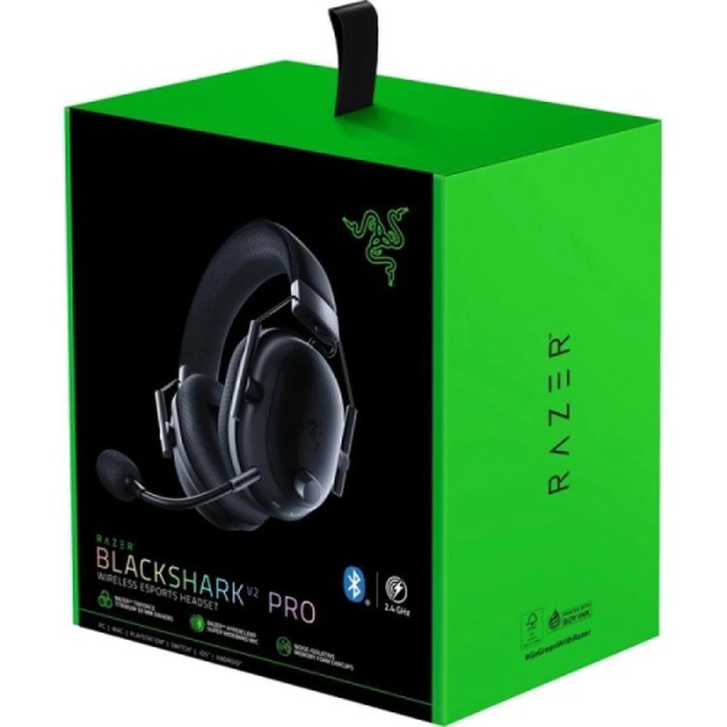 Razer BlackShark V2 Pro (2023), juodos – Belaidės žaidimų ausinės su mikrofonu