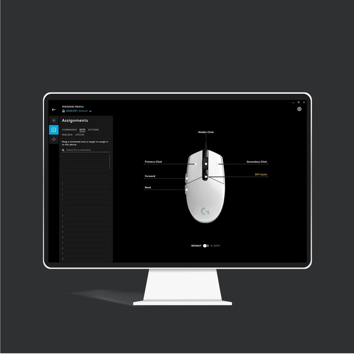 Žaidimų pelė Logitech G203 Lightsync, juoda