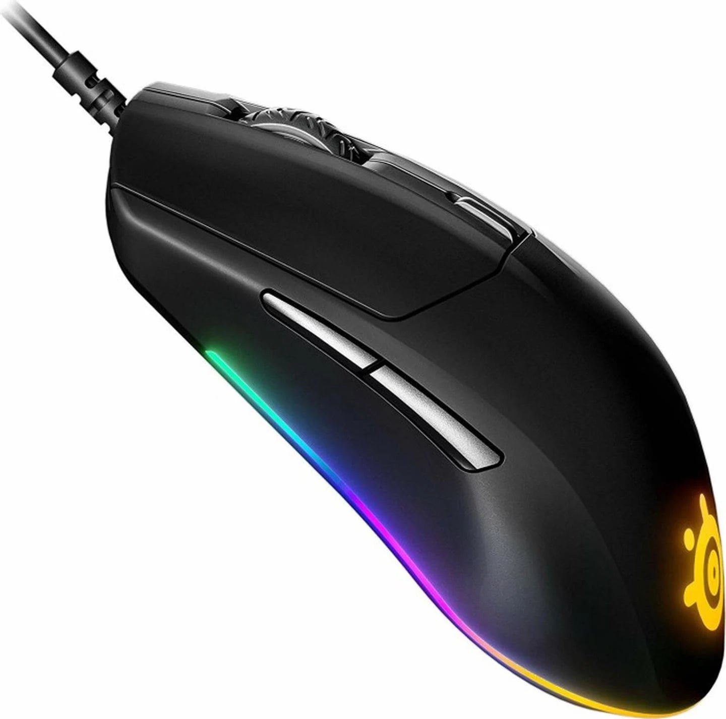 SteelSeries Rival 3 – laidinė žaidimų pelė, 8500 DPI, 3 zonų RGB apšvietimas, juoda