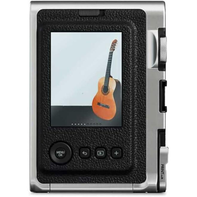 Fujifilm Instax Mini Evo hibrīdkamera - brūns LCD ekrāns 100 efekti