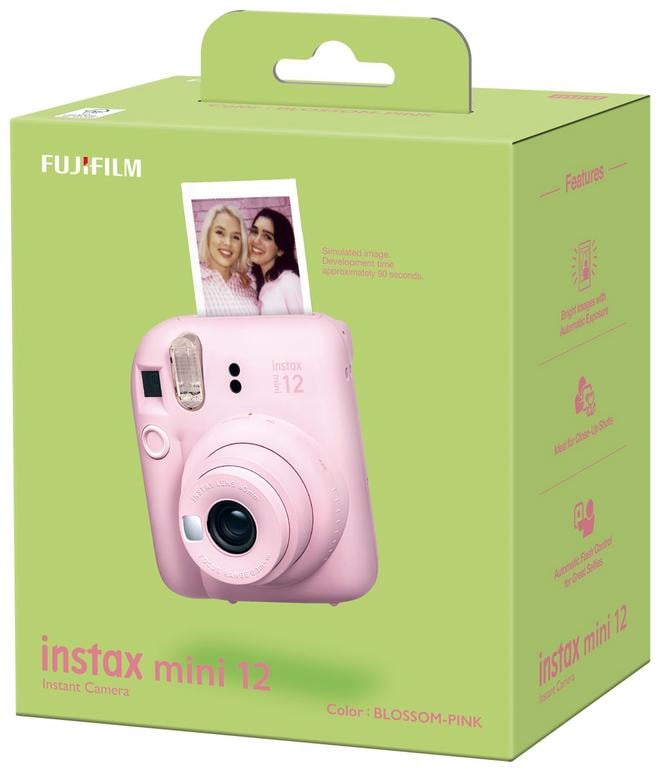 Fujifilm Instax Mini 12 momentuzņēmumu kamera — 5 krāsu izvēles iespējas