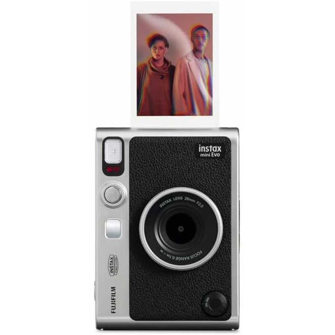 Fujifilm Instax Mini Evo hibrīdkamera - brūns LCD ekrāns 100 efekti