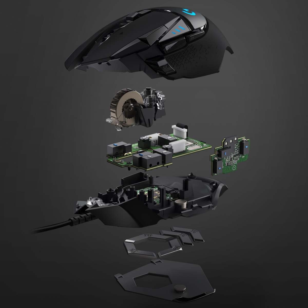 Logitech G502 Hero Žaidimų Pelė – Legendinė Tikslumo Galia 🔹 Tobula kontrolė kiekvienam žaidėjui