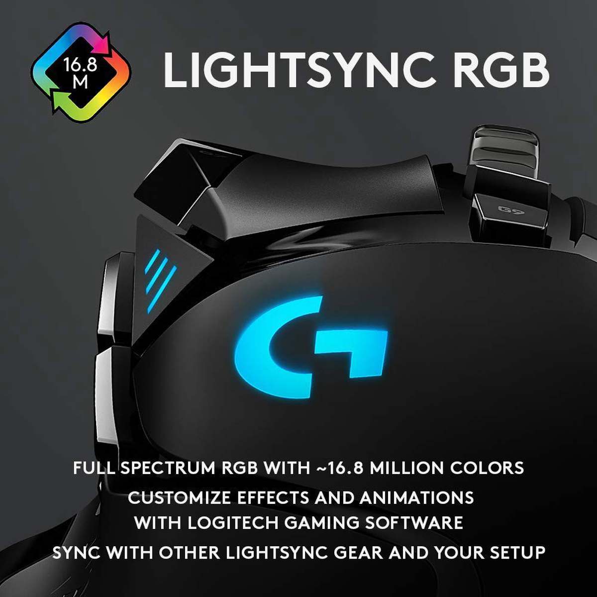 Logitech G502 Hero Žaidimų Pelė – Legendinė Tikslumo Galia 🔹 Tobula kontrolė kiekvienam žaidėjui