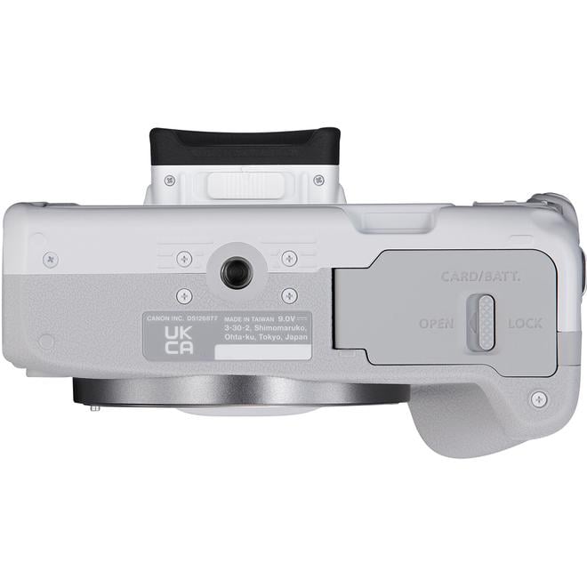 Canon EOS R50 bezspoguļkamera — 24,2 MP APS-C + RF-S 18–45 mm objektīvs