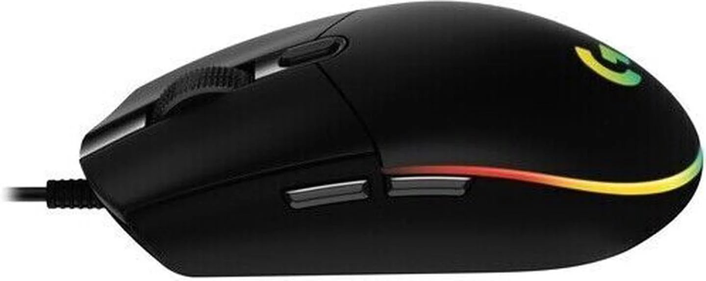 Žaidimų pelė Logitech G203 Lightsync, juoda