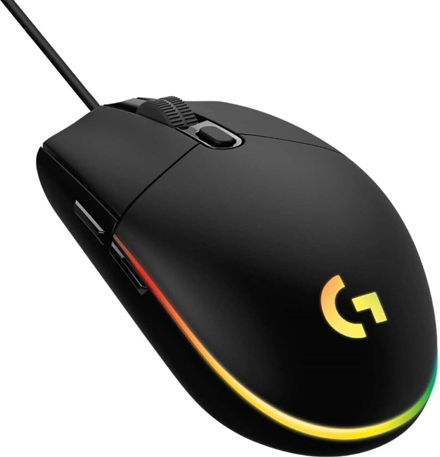 Žaidimų pelė Logitech G203 Lightsync, juoda