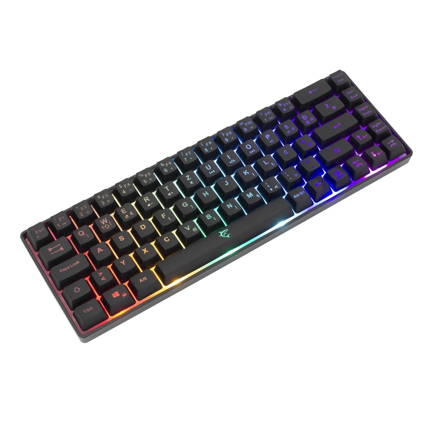 Klaviatūra White Shark Ronin GK-2201, Anglų (US), juoda
