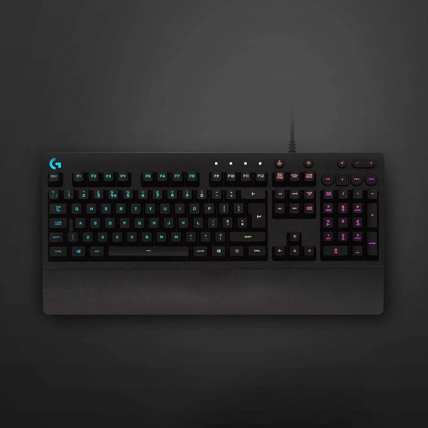 Klaviatūra Logitech G213 Prodigy, EN, juoda Skirta žaidėjams. Sukurta greičiui, komfortui ir stiliui.