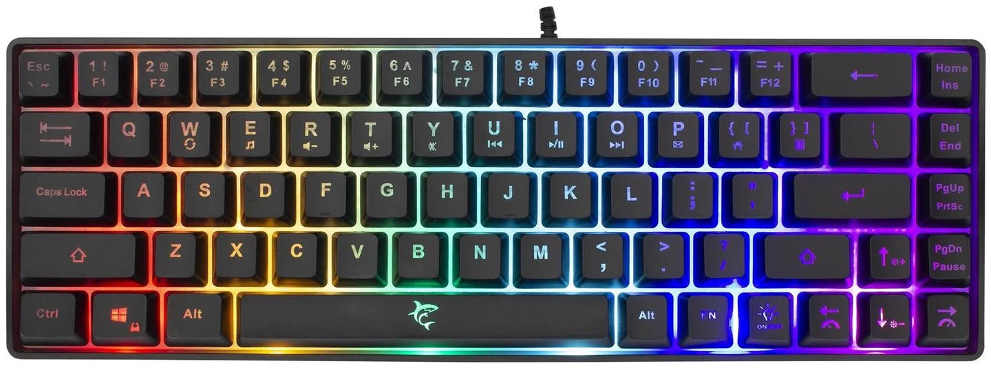 Klaviatūra White Shark Ronin GK-2201, Anglų (US), juoda