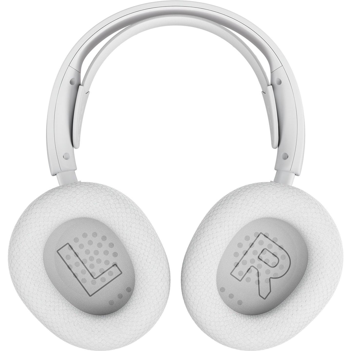 SteelSeries Arctis Nova 5 belaidės žaidimų ausinės (balta spalva)
