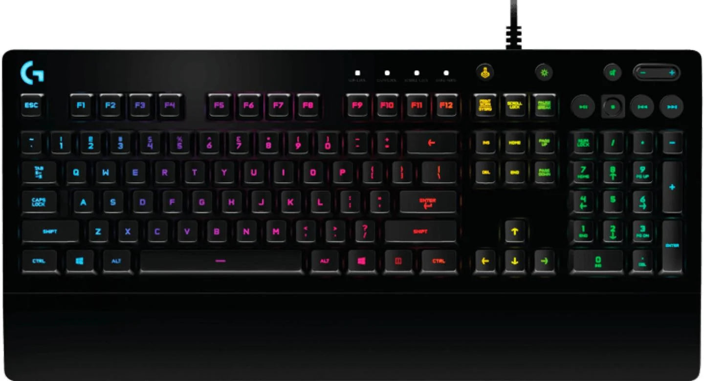 Klaviatūra Logitech G213 Prodigy, EN, juoda Skirta žaidėjams. Sukurta greičiui, komfortui ir stiliui.