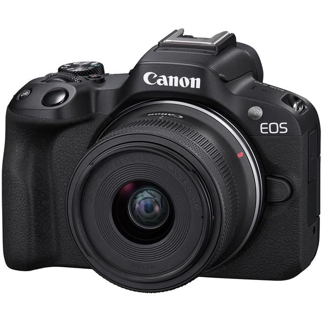 Canon EOS R50 sistēmas kamera + RF-S 18-45mm f/4.5-6.3 IS STM