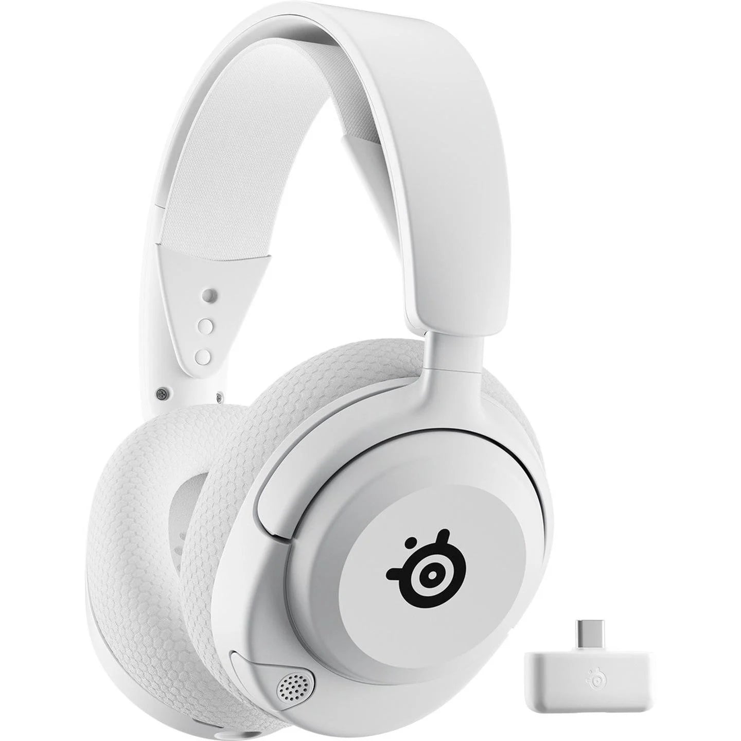 SteelSeries Arctis Nova 5 belaidės žaidimų ausinės (balta spalva)