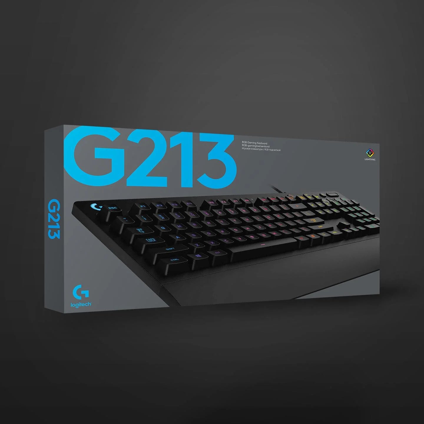 Klaviatūra Logitech G213 Prodigy, EN, juoda Skirta žaidėjams. Sukurta greičiui, komfortui ir stiliui.