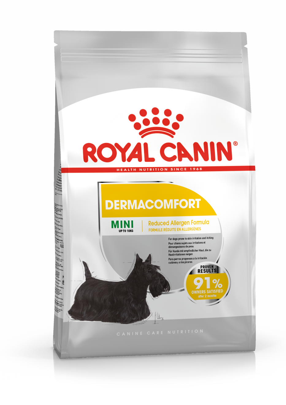Royal Canin Care Nutrition Dermacomfort Mini 8kg - Didelė pakuotė mažų veislių šunims su jautria oda