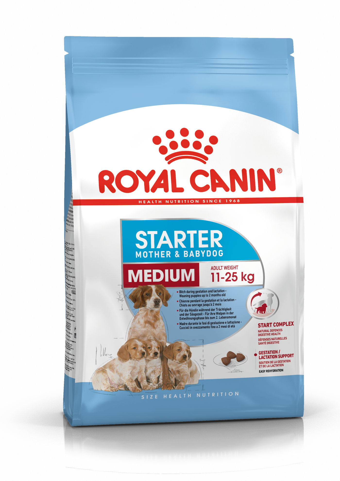 Royal Canin Size Health Nutrition Medium Starter Mother & Babydog 4kg - Sausas maistas vidutinių veislių šuniukų motinoms ir mažyliams