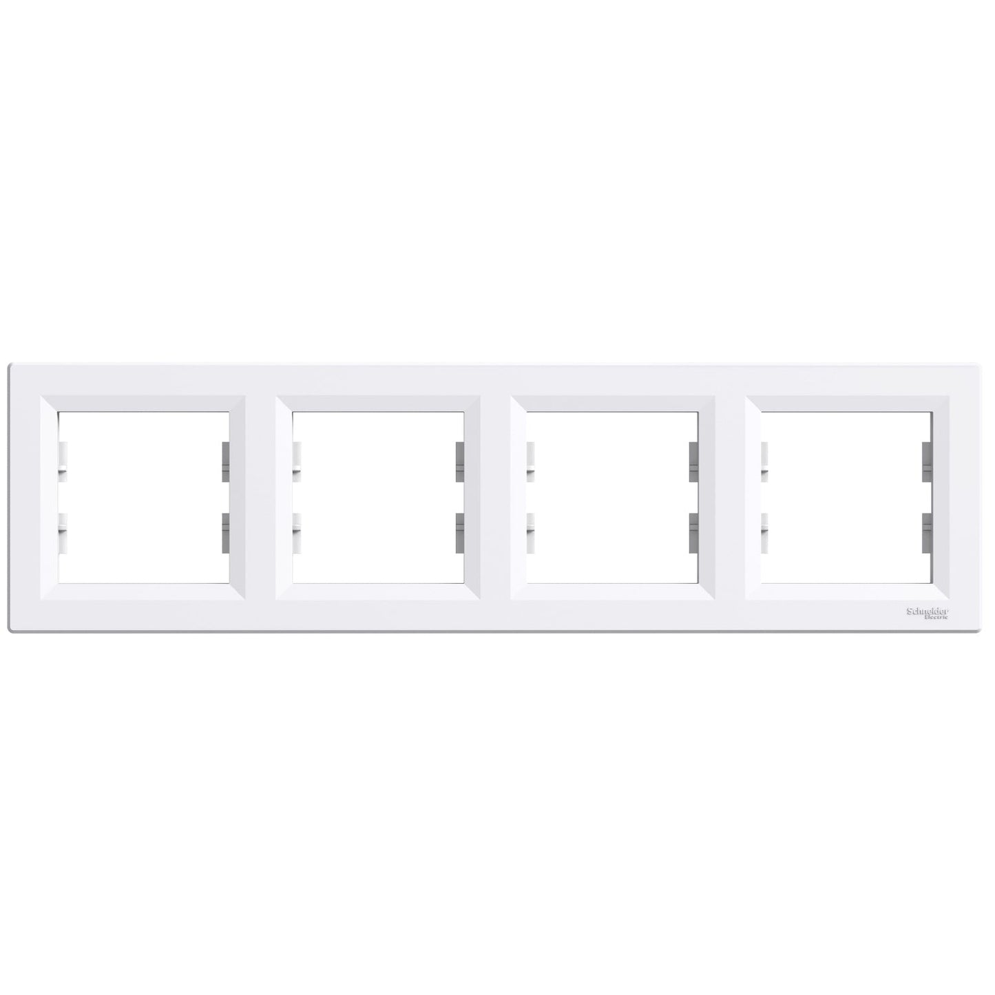 EPH5800421 Asfora - horizontal 4-gang frame - white