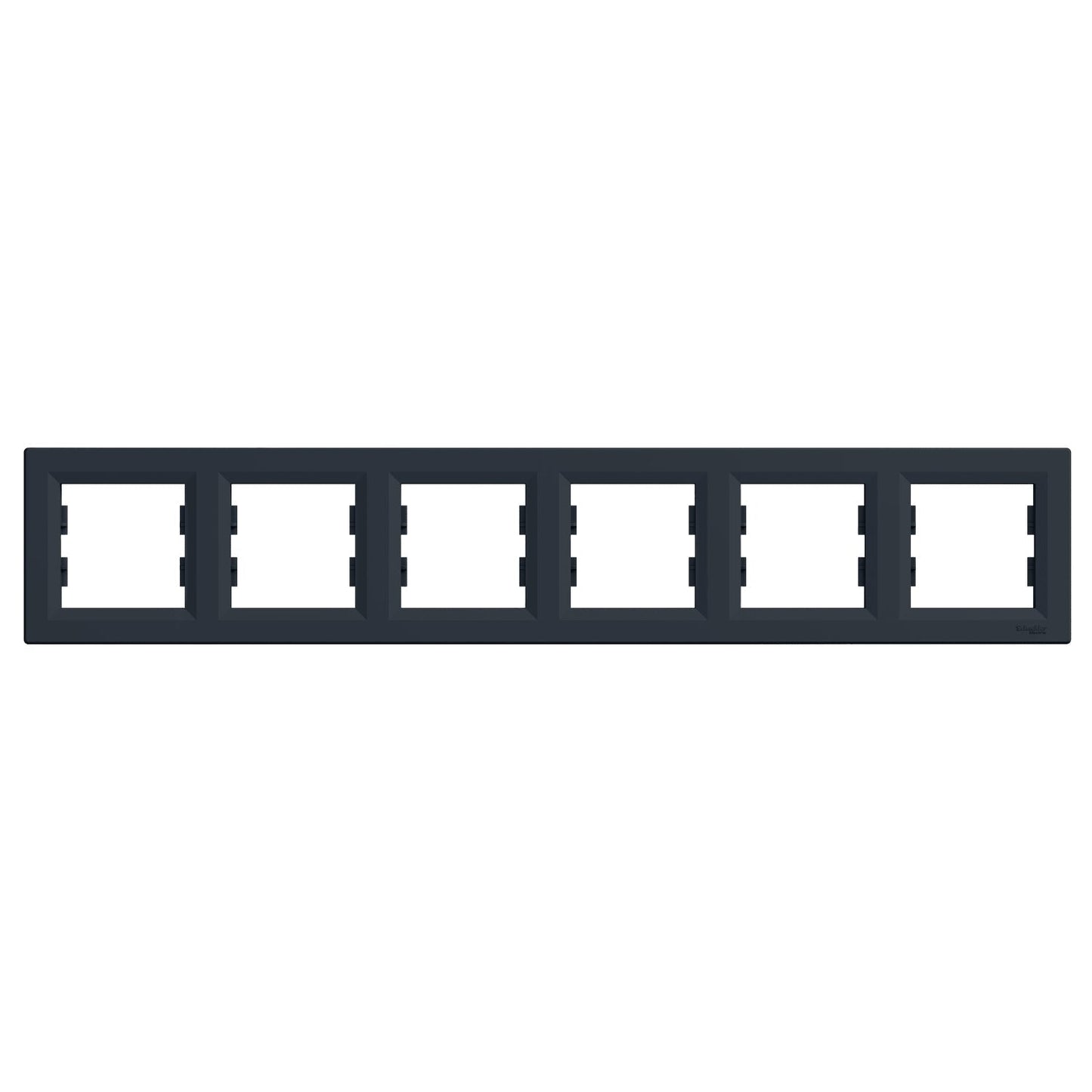 EPH5800671 Horizontal 6-gang frame, anthracite