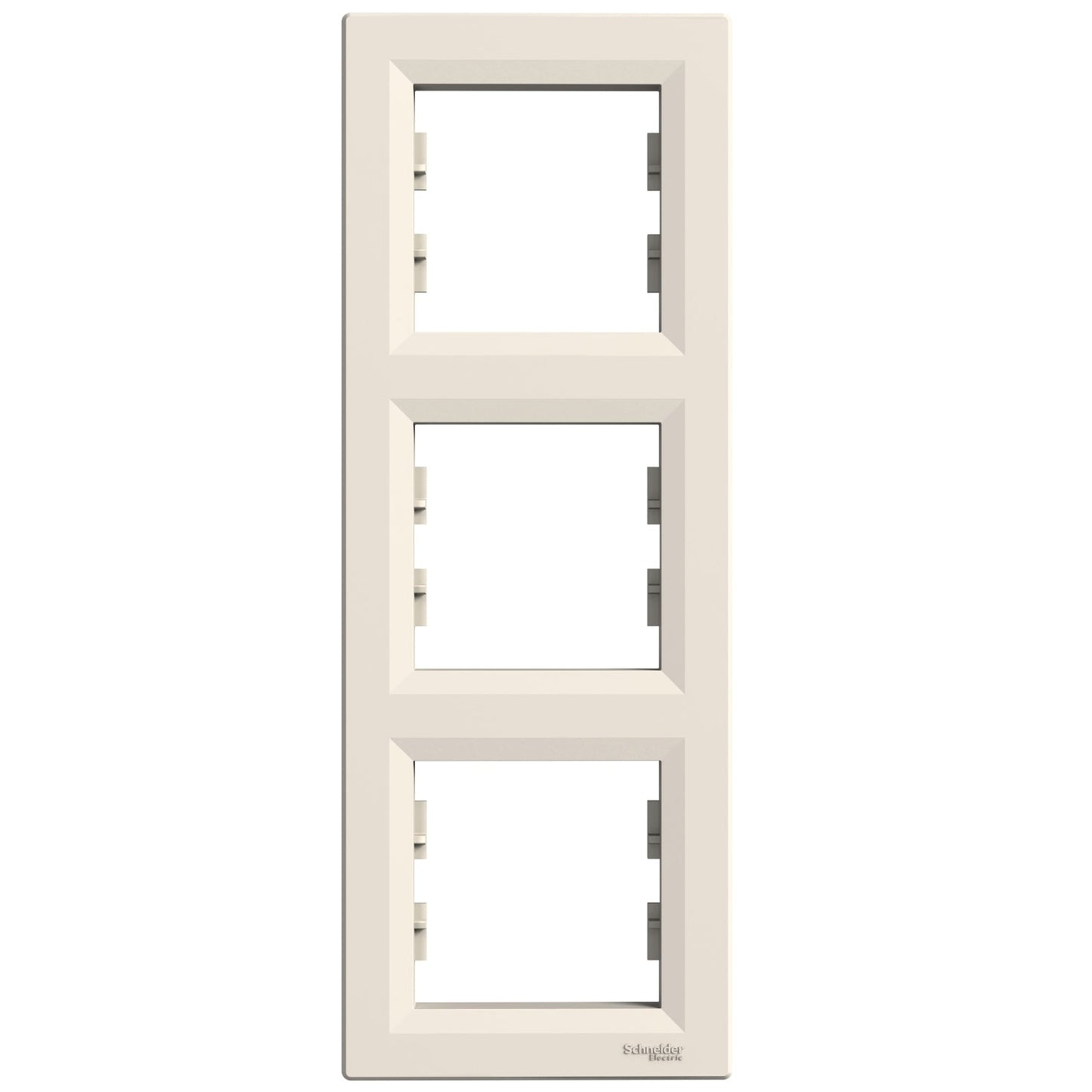 EPH5810323 Asfora - vertical 3-gang frame - cream