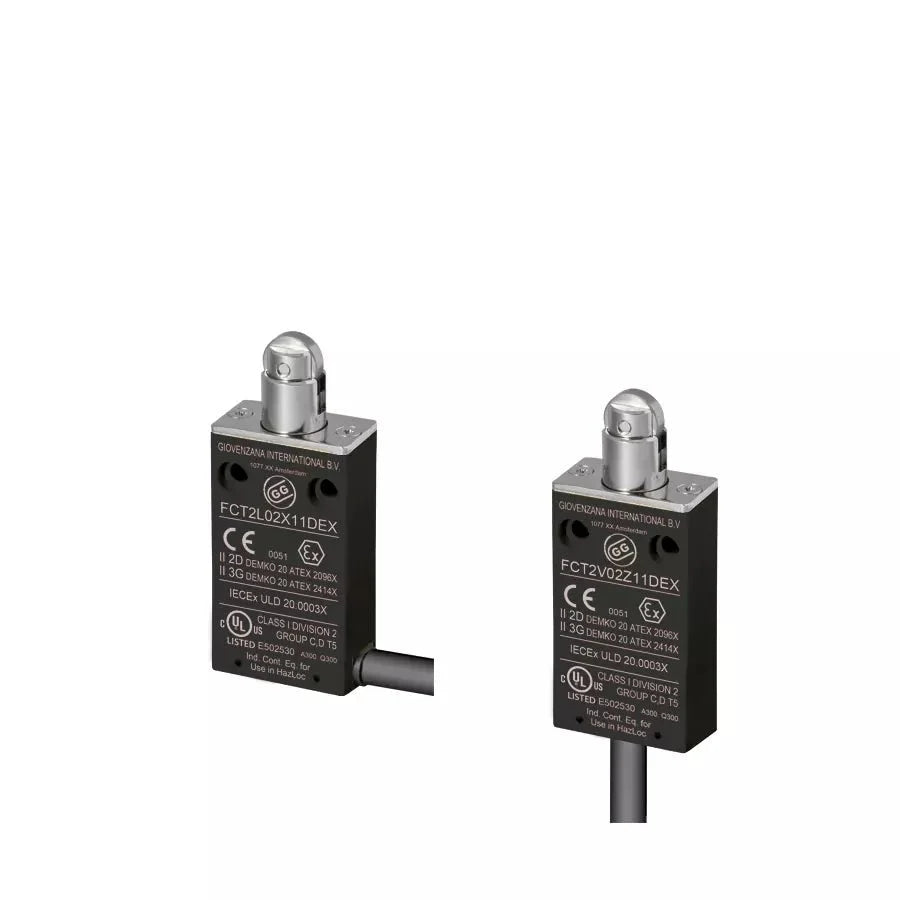 FCT2L03Z11D Giovenzana Verdrahteter thermoplastischer Endschalter DIN-Löcher - 2 m