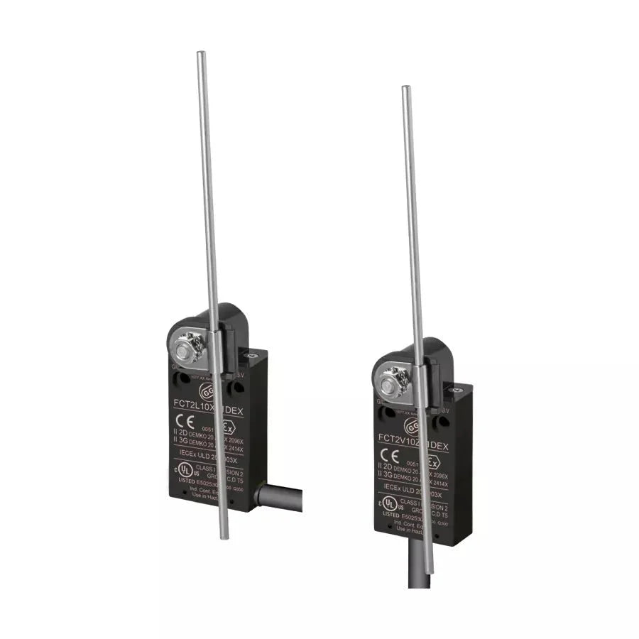 FCT2L10Z11D Giovenzana Verdrahteter thermoplastischer Endschalter DIN-Löcher - 2 m