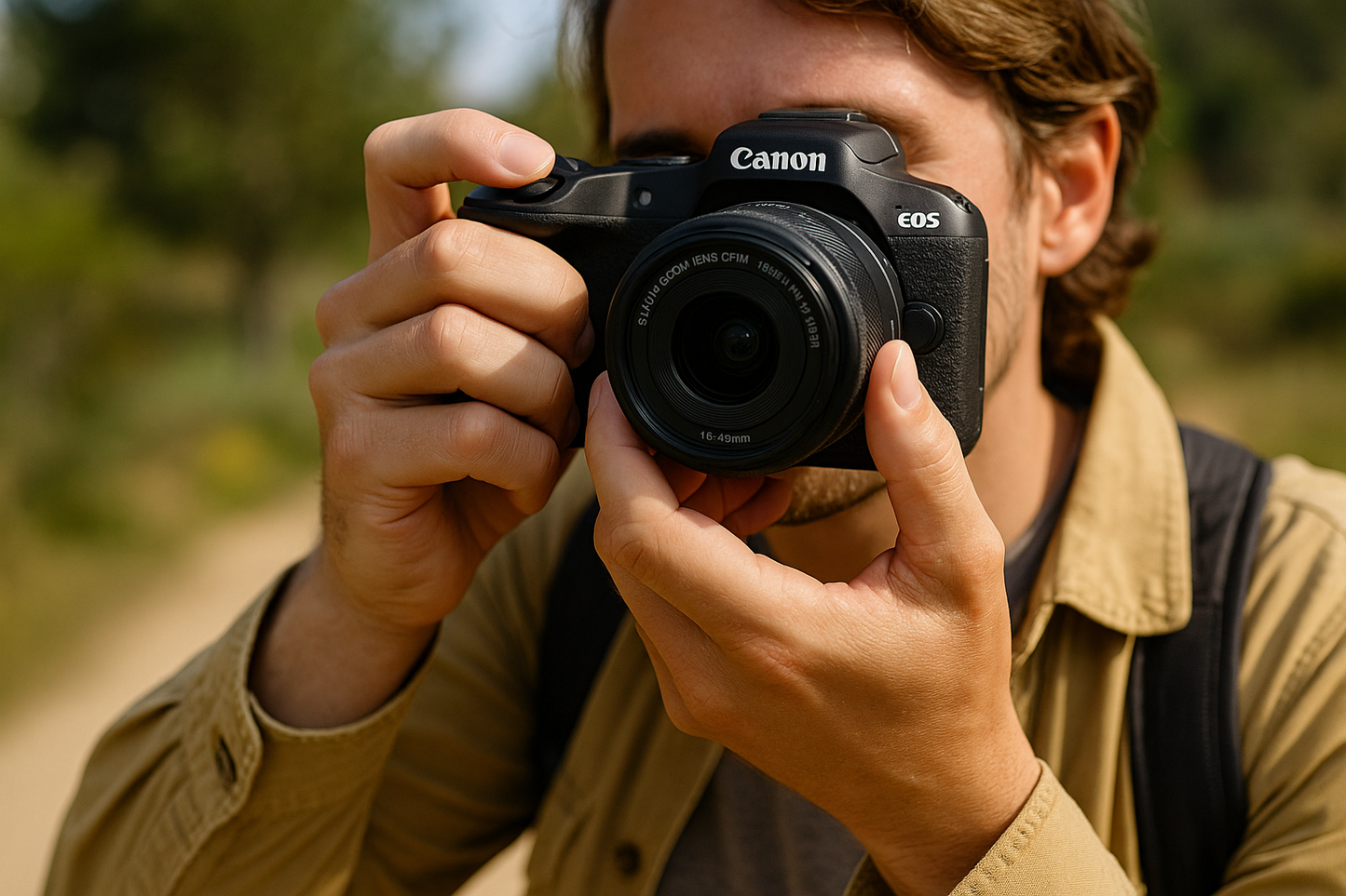 Canon EOS R50 naudojime