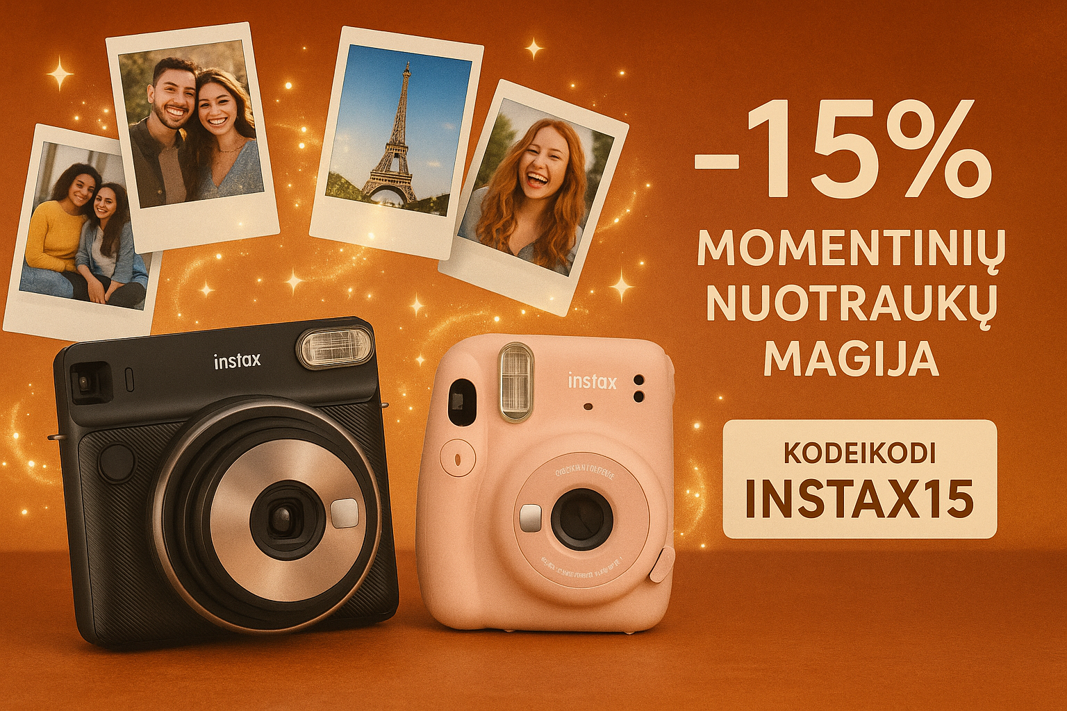 INSTAX15 baneris