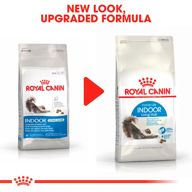 Royal Canin Feline Health Nutrition Indoor Long Hair 0,4kg - Sausas maistas ilgaplaukėms viduje gyvenančioms katėms