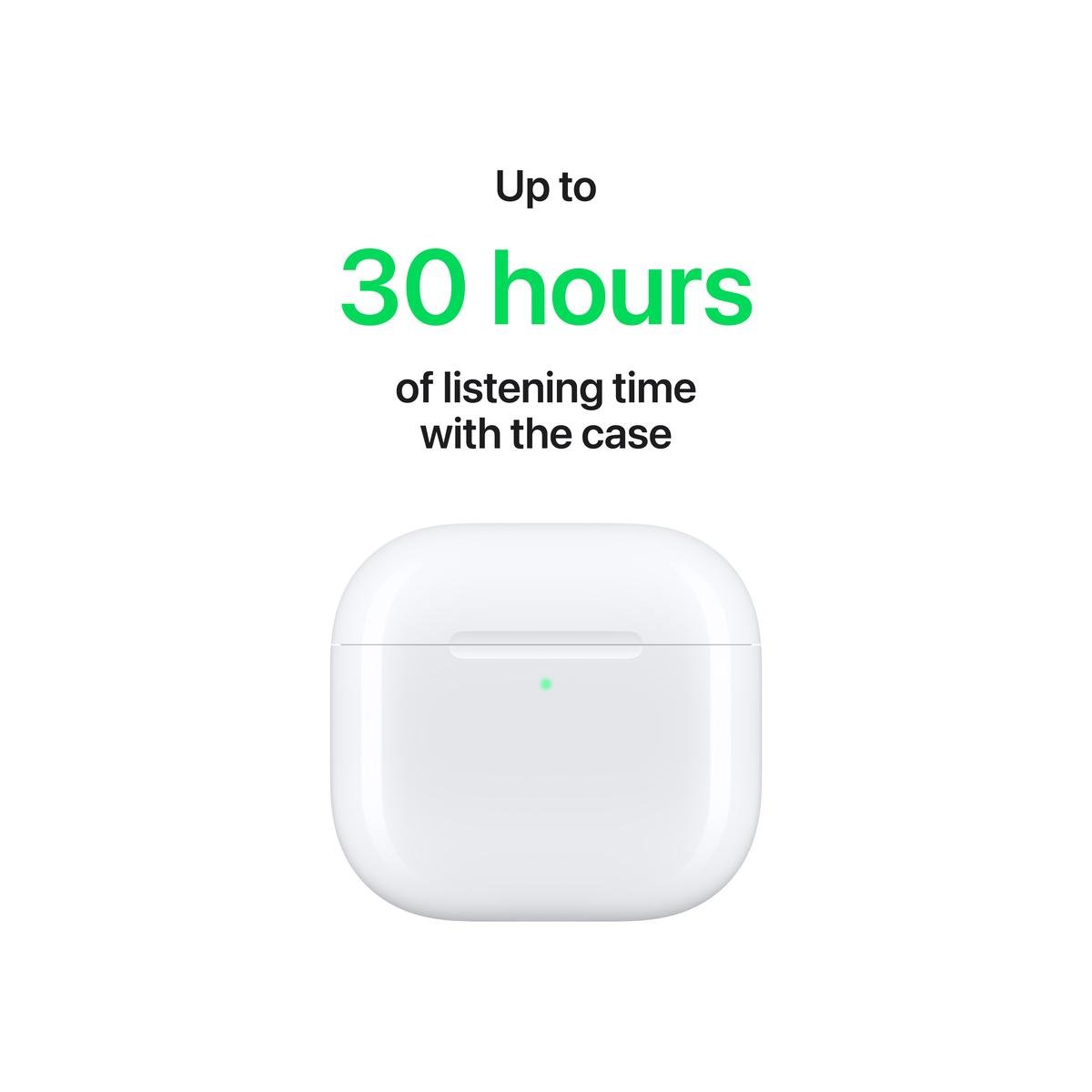 Apple AirPods 4 su aktyviu triukšmo slopinimu, USB-C