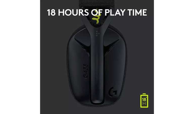 Logitech G435 belaidės žaidimų ausinės – „LIGHTSPEED“