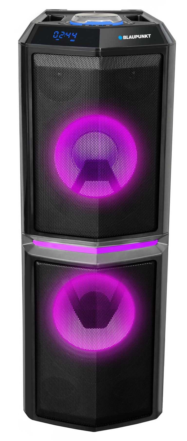 Blaupunkt PS10DB | Belaidė kolonėlė 1200 W su karaoke, LED šviesomis ir FM radiju