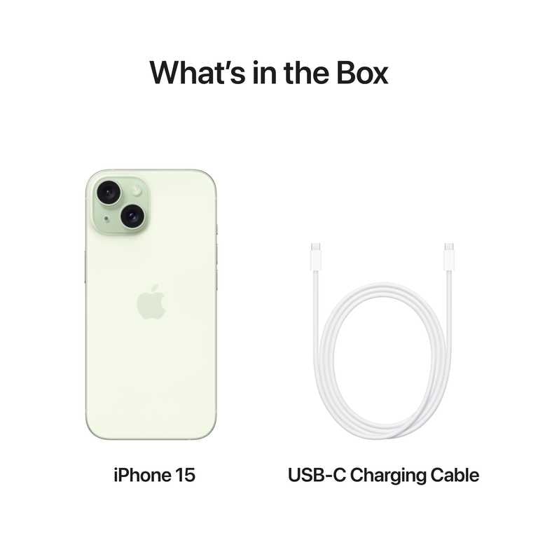 📱 Apple iPhone 15 Žalias - Dynamic Island | 48MP Kamera | A16 Bionic | USB-C | Face ID