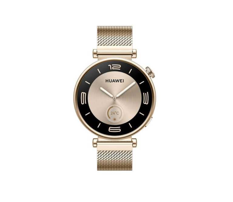 🏆 Huawei Watch GT 4 Aurora-B19M Aukso - Premium Išmanusis Laikrodis | TruSeen™ 5.5+ | 32GB | HarmonyOS 4.0 | GPS
